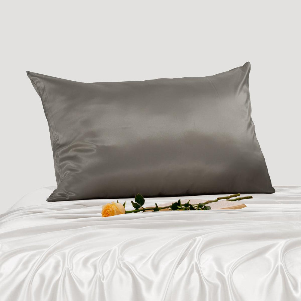25mm 6A+ Mulberry Silk Pillowcase With Zipper - From Where Finds - 