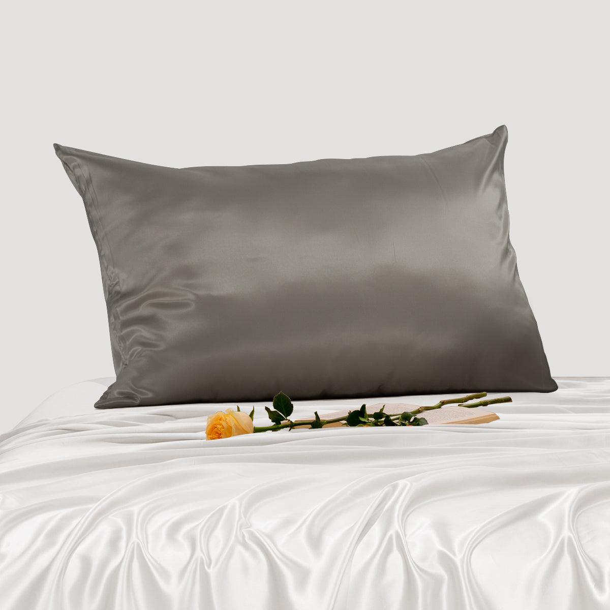 25mm 6A+ Mulberry Silk Pillowcase With Zipper - From Where Finds - 