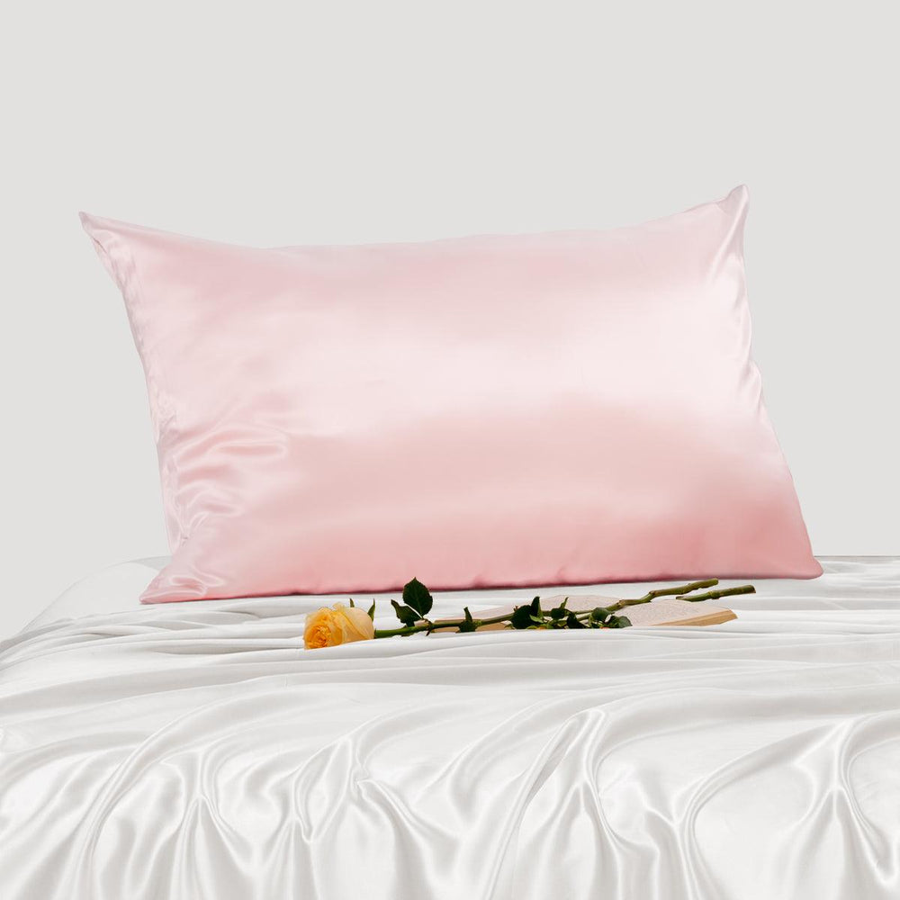 25mm 6A+ Mulberry Silk Pillowcase With Zipper - From Where Finds - 