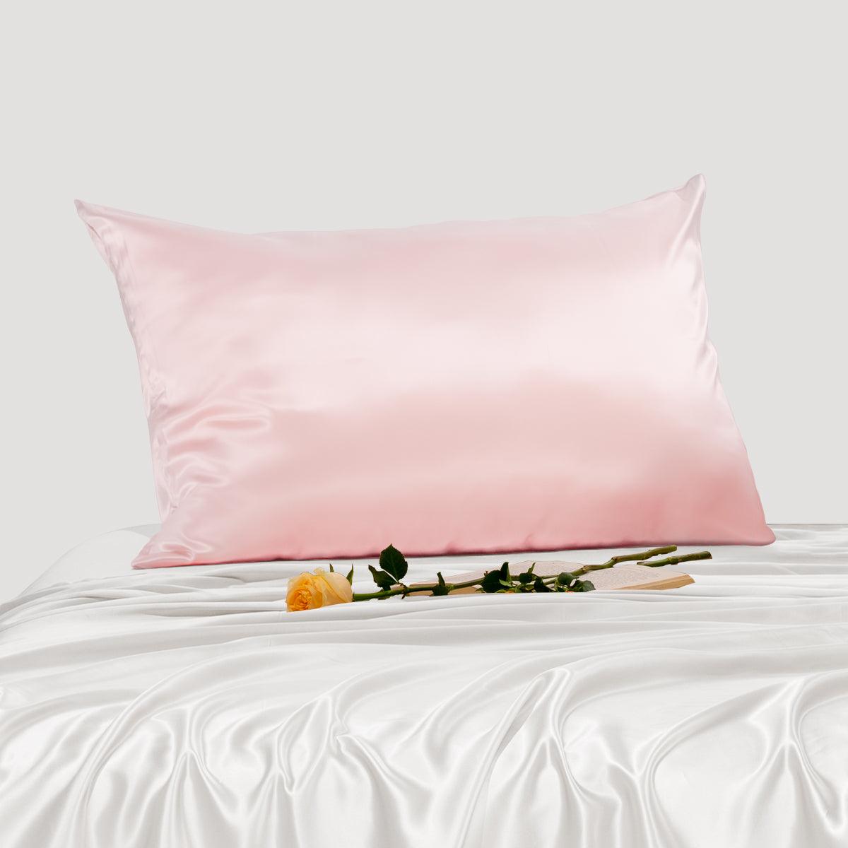 25mm 6A+ Mulberry Silk Pillowcase With Zipper - From Where Finds - 