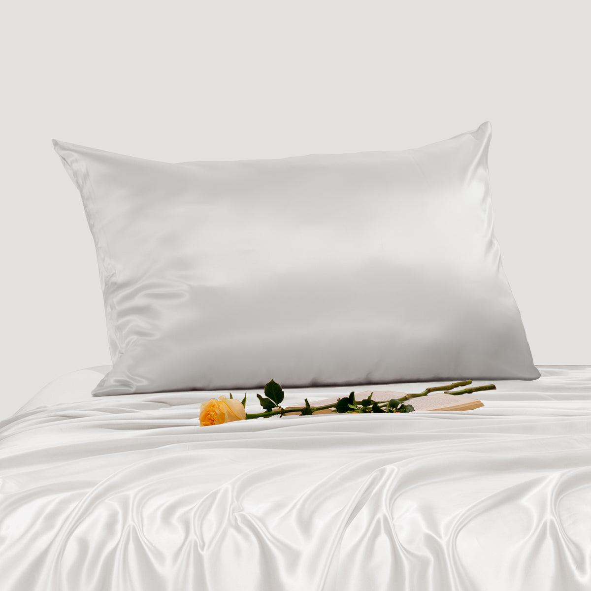 25mm 6A+ Mulberry Silk Pillowcase With Zipper - From Where Finds - 