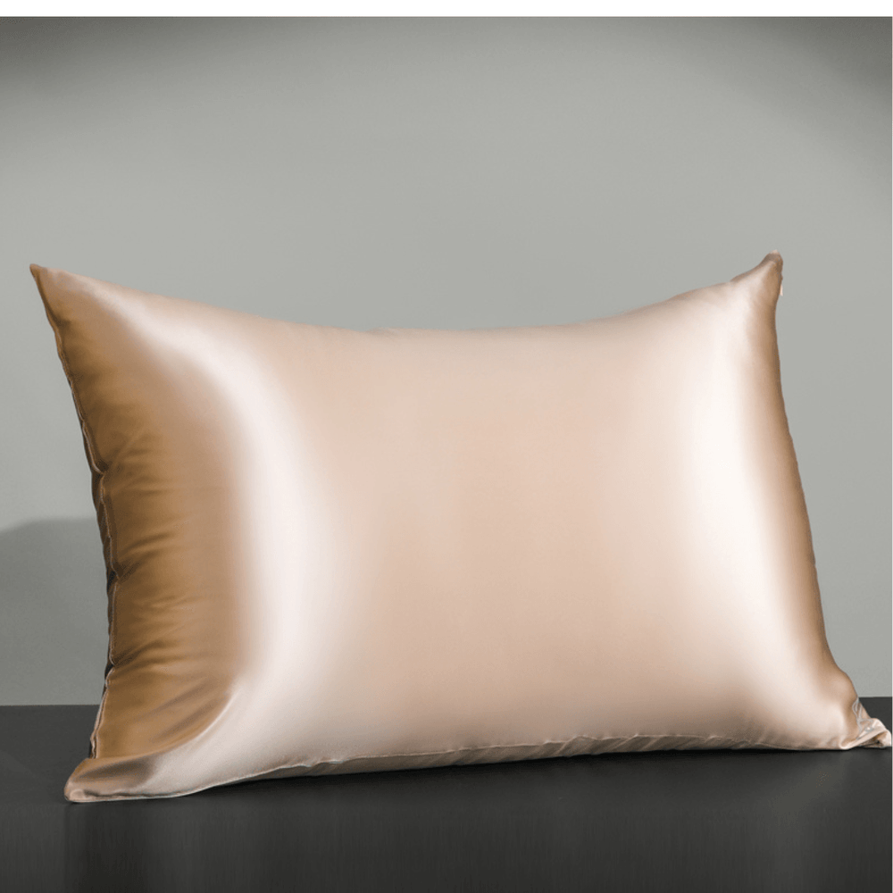 25mm 6A+ Mulberry Silk Pillowcase With Zipper - From Where Finds - 