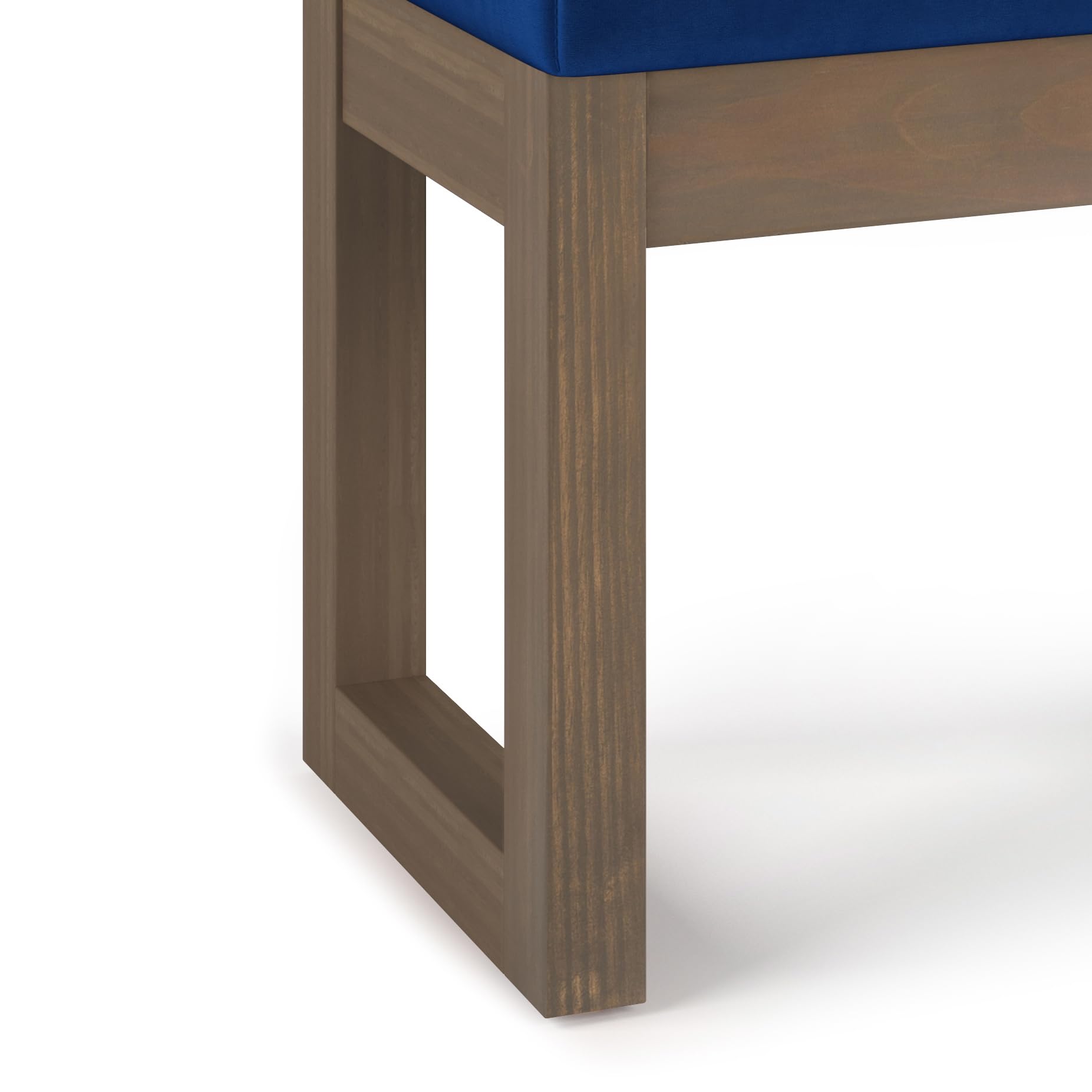 27 inch Wide Contemporary Rectangle Footstool - From Where - 