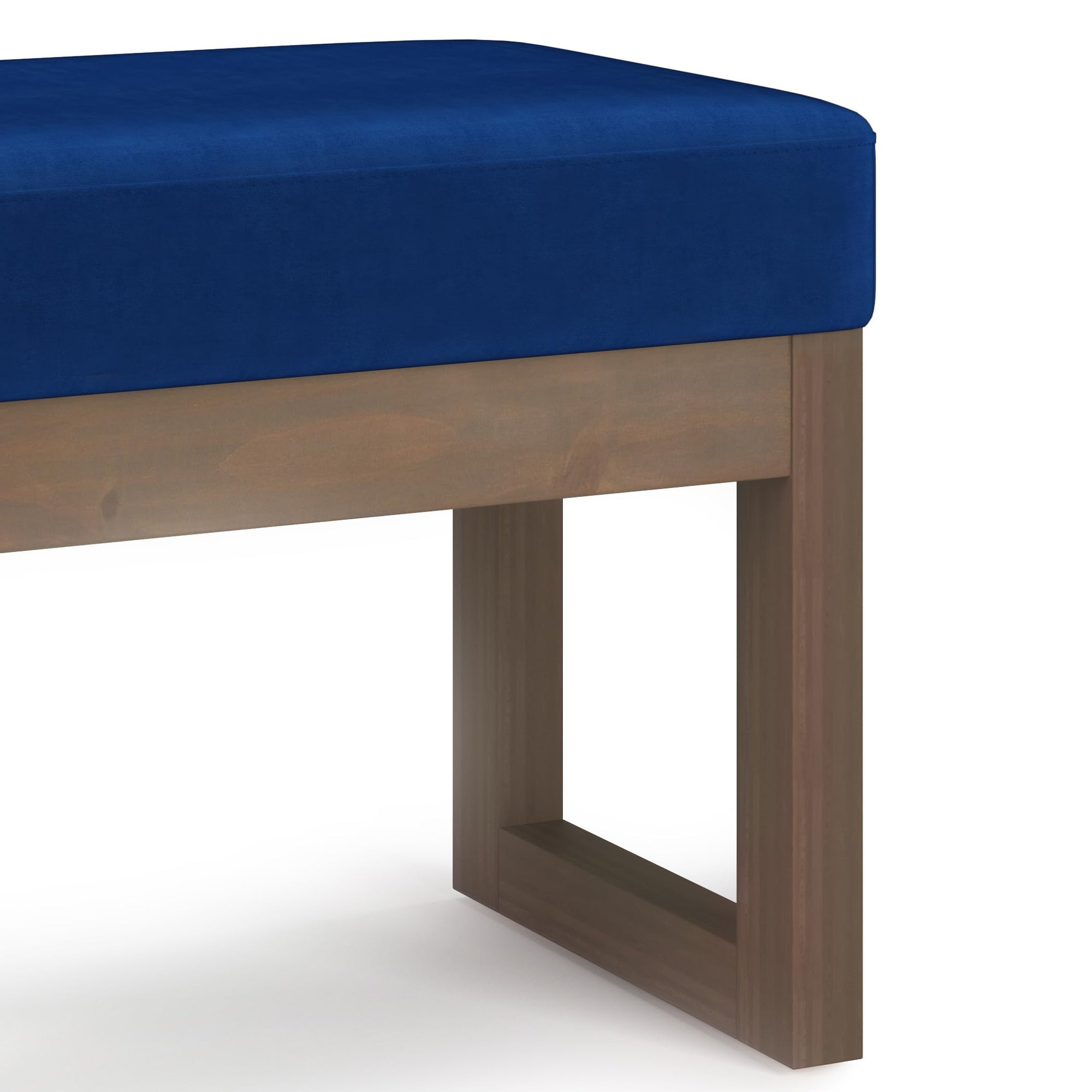 27 inch Wide Contemporary Rectangle Footstool - From Where - 