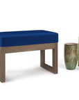 27 inch Wide Contemporary Rectangle Footstool - From Where - 