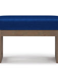 27 inch Wide Contemporary Rectangle Footstool - From Where - 