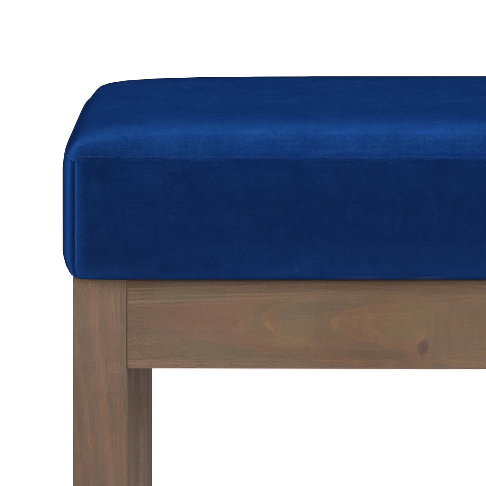 27 inch Wide Contemporary Rectangle Footstool - From Where - 