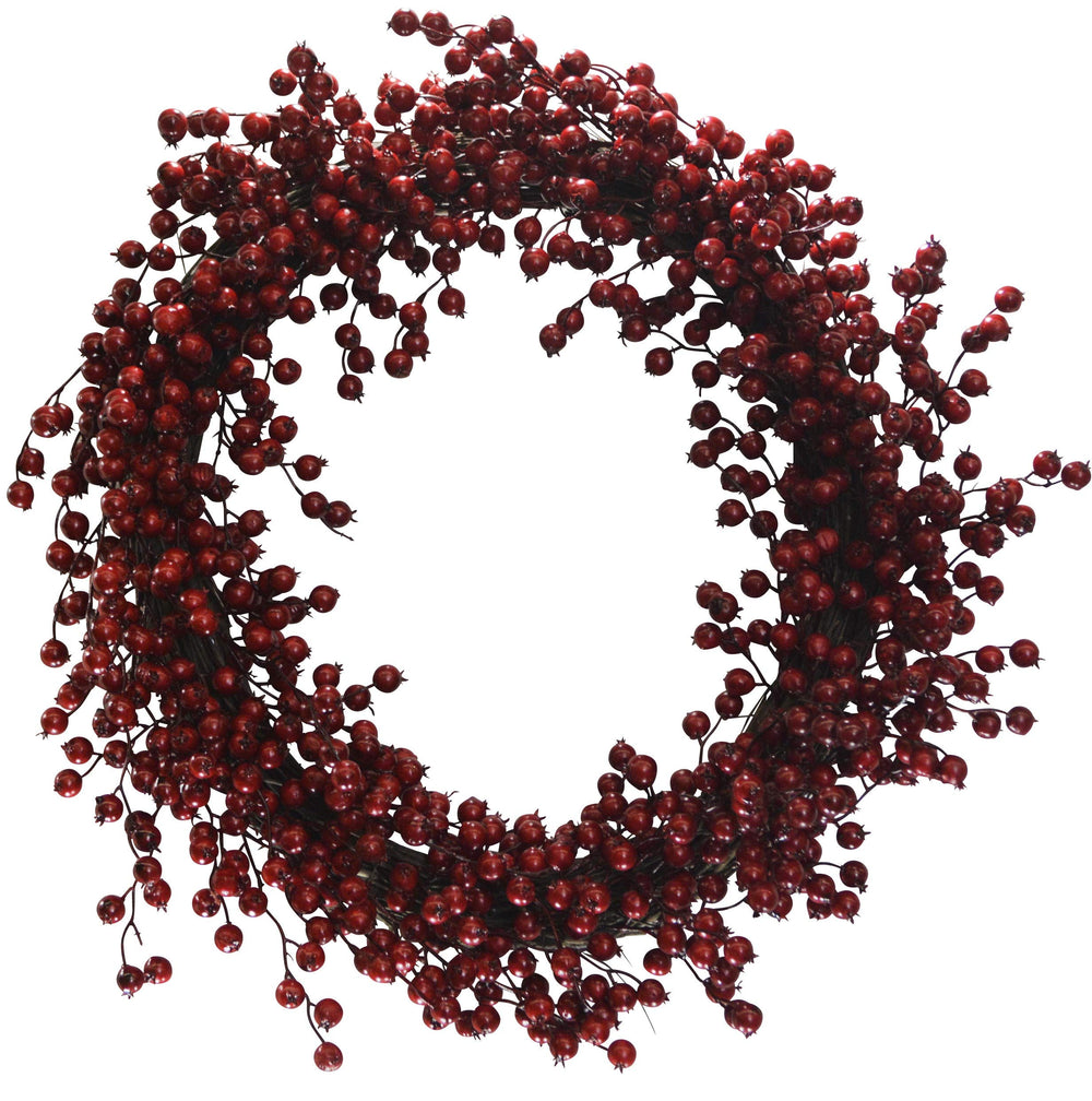 28" Christmas Red Berry Wreath - From Where - 