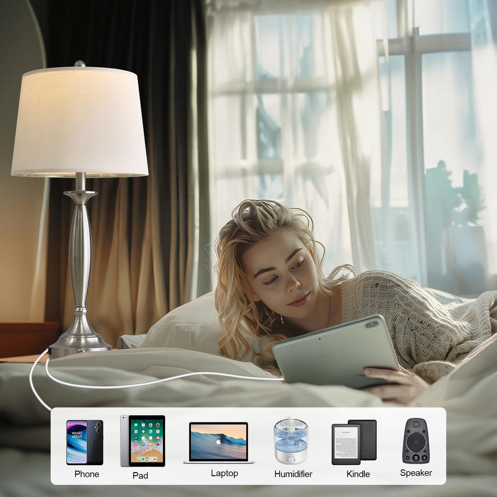 28" Dimmable Table Lamps (Set of 2) - From Where - 