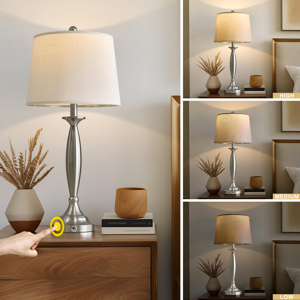 28" Dimmable Table Lamps (Set of 2) - From Where - 