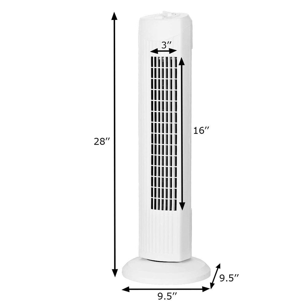 28 - Inch Oscillating Tower Fan - From Where - 