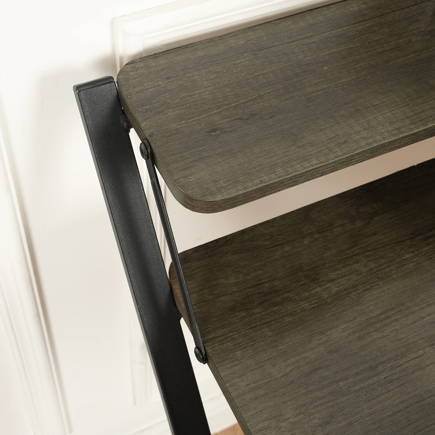 29.6&quot; Foldable Desk with Tier - From Where - 