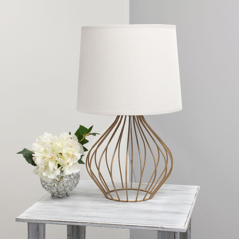 Geometrical Wired Table Lamp
