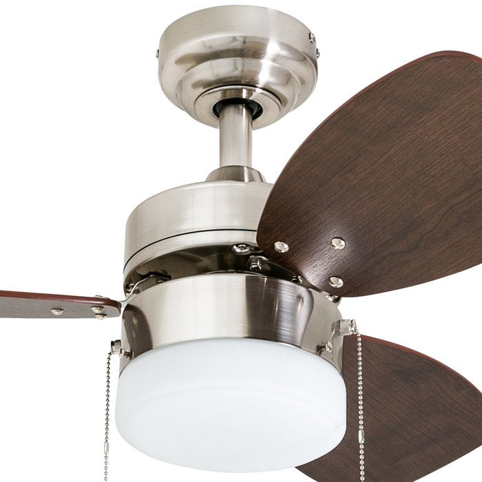 3 Blades LED Ceiling Fan with Light Kit - From Where - 