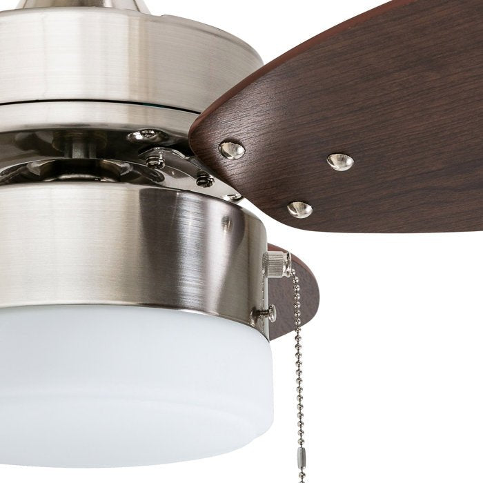 3 Blades LED Ceiling Fan with Light Kit - From Where - 