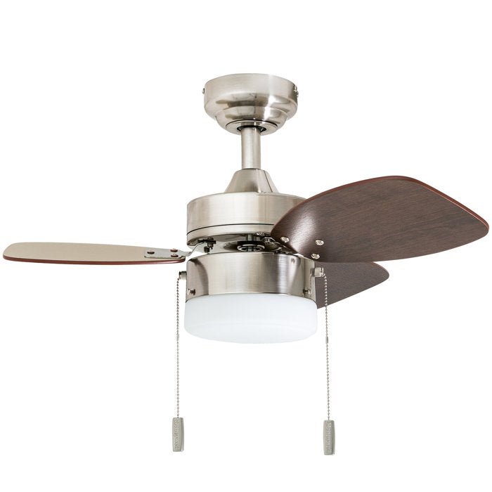 3 Blades LED Ceiling Fan with Light Kit - From Where - 