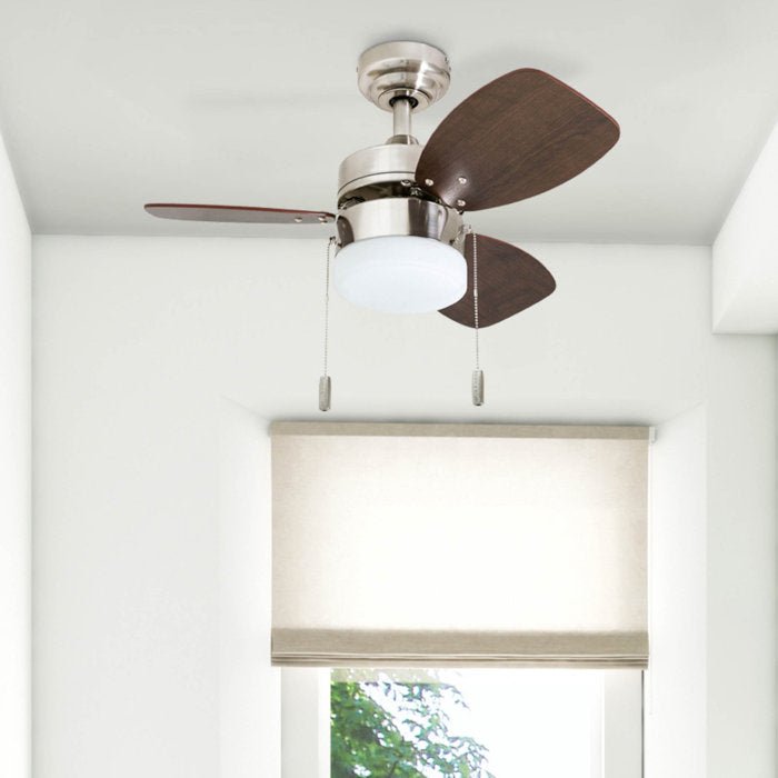3 Blades LED Ceiling Fan with Light Kit - From Where - 