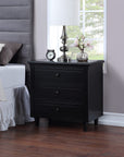 3 - Drawer Nightstand Bedside Table - From Where - 