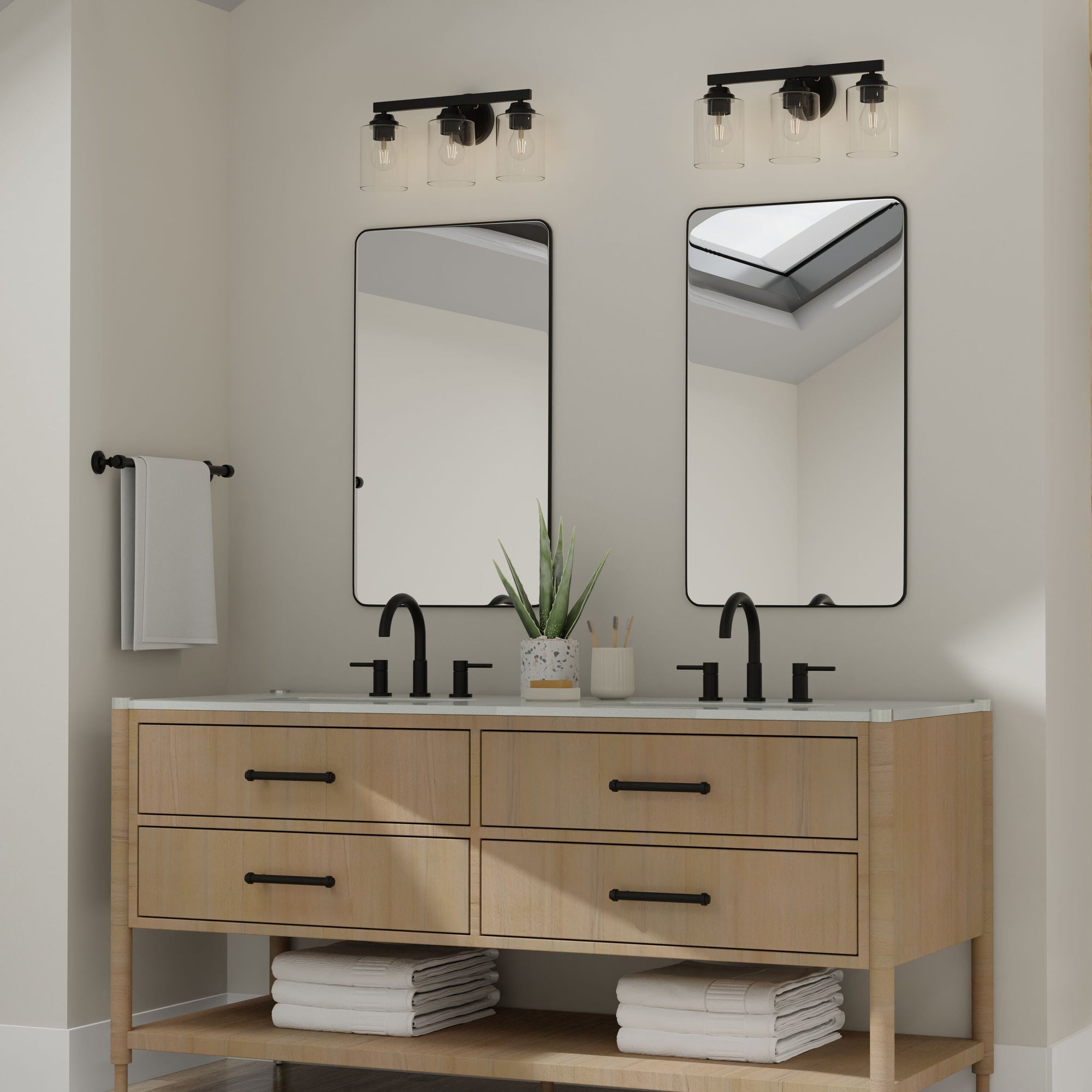3 - Light Transitional Vanity light - From Where - 
