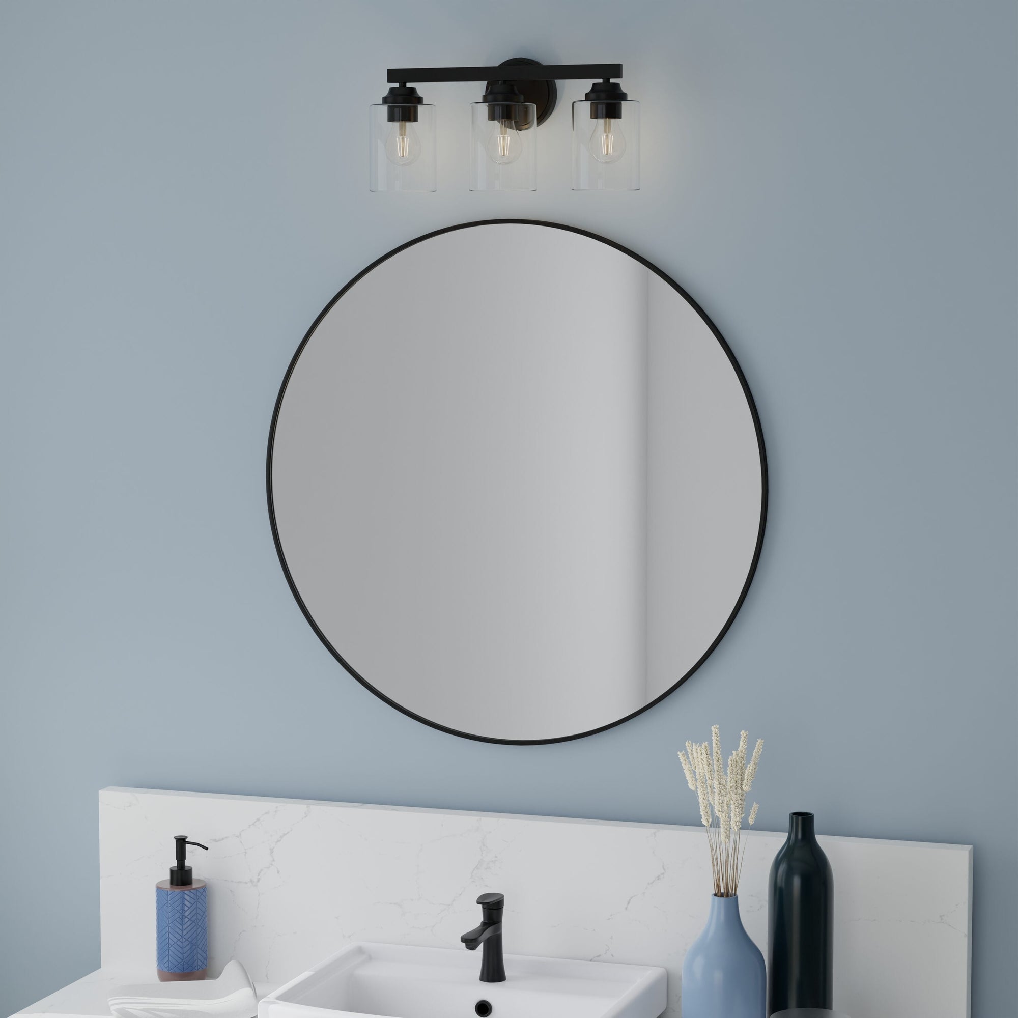 3 - Light Transitional Vanity light - From Where - 