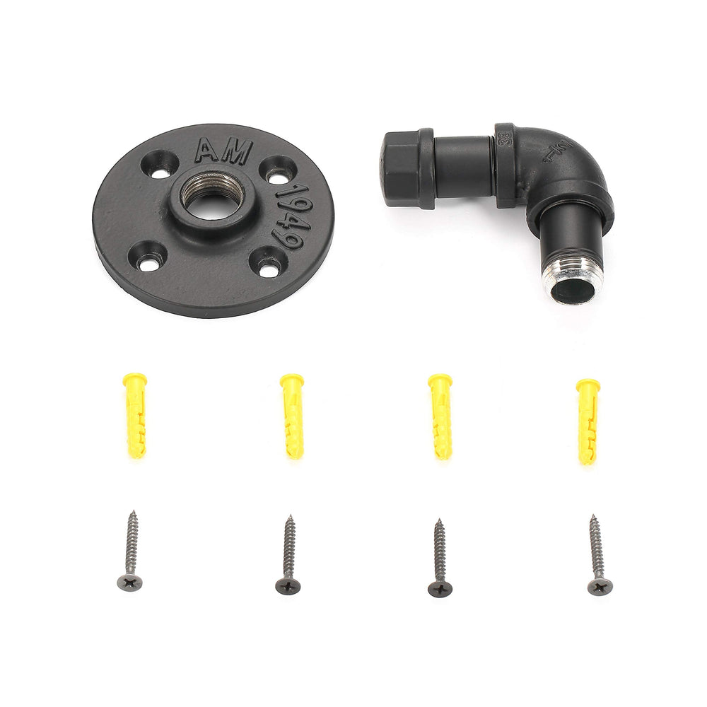 3 Pack Industrial Style Robe Towel Hook - From Where - 