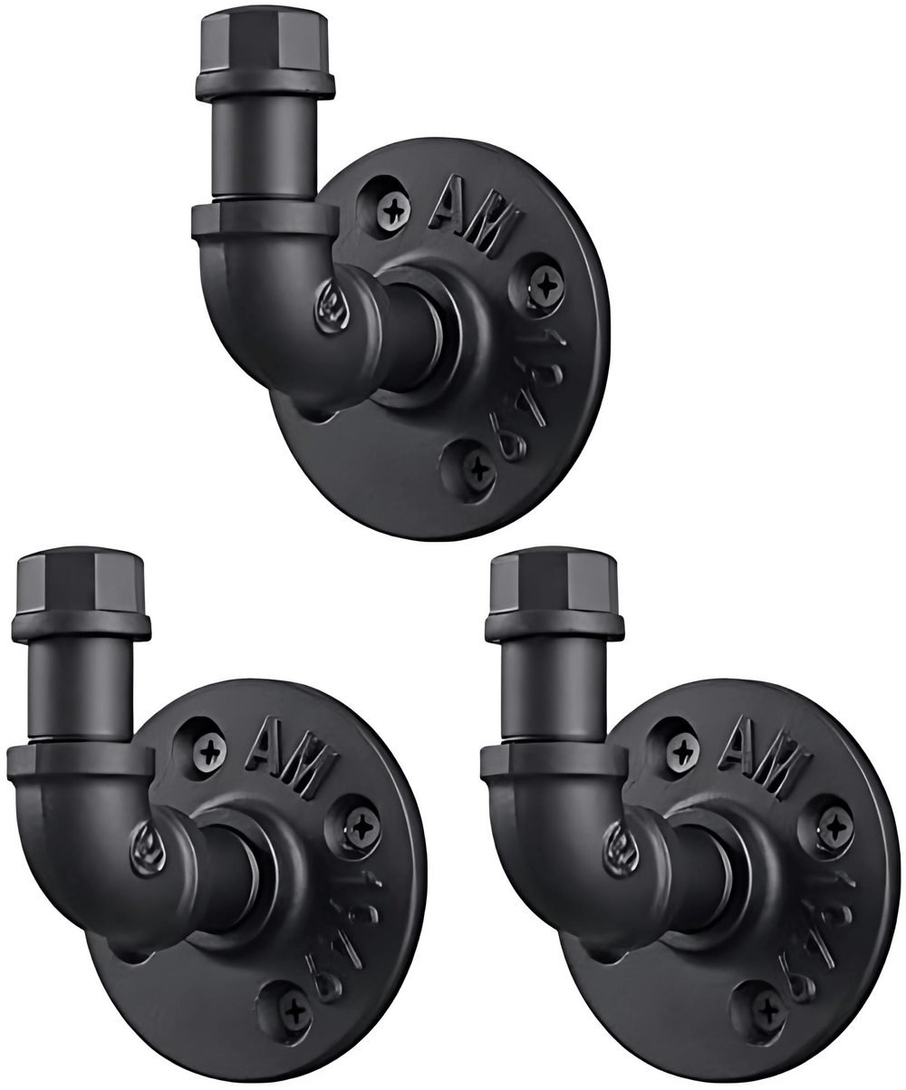 3 Pack Industrial Wall Mount Towel Hook - From Where - 