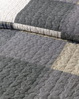 3 - Piece Cotton Quilt Set - From Where - 