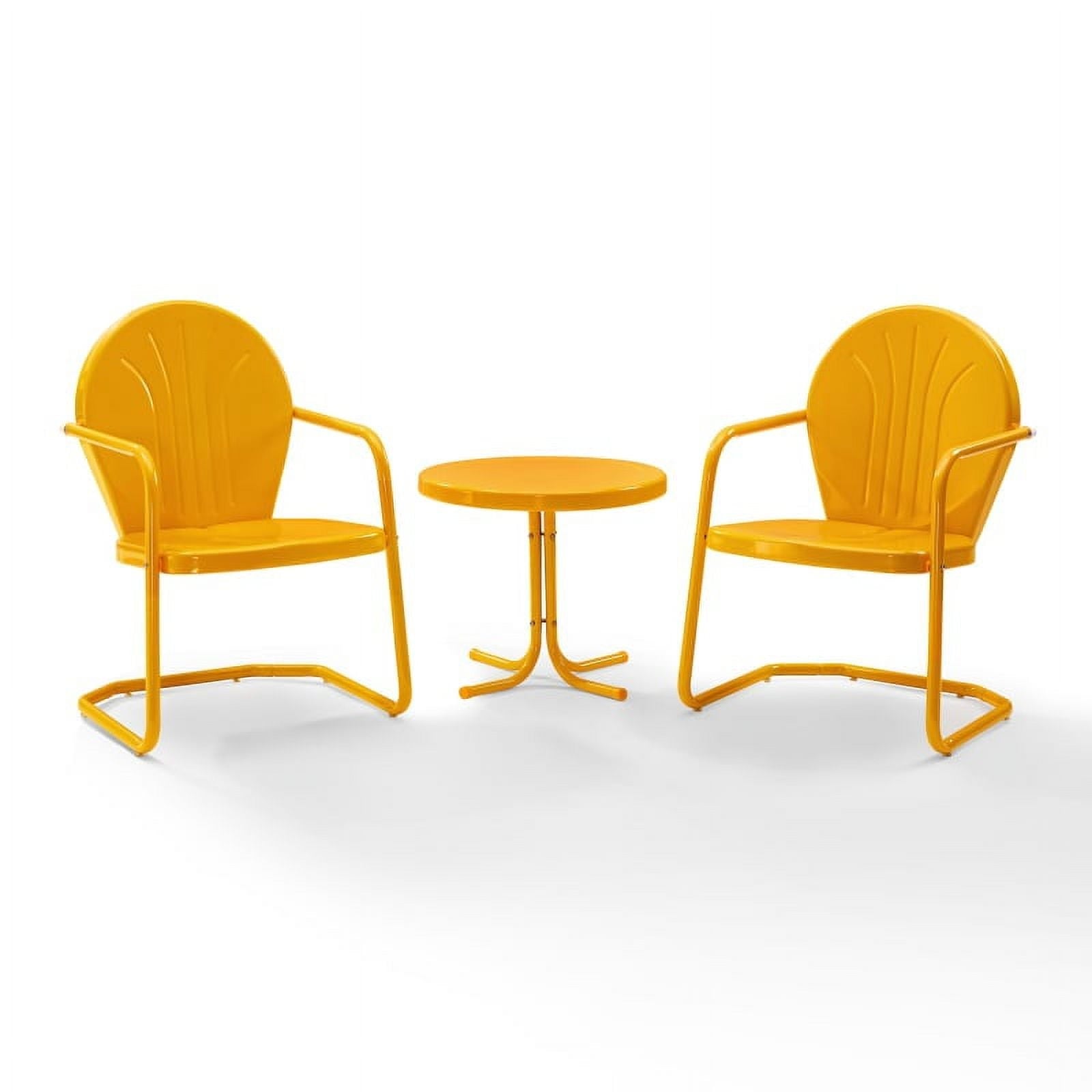 3 Piece Metal Outdoor Seating Set - From Where - 