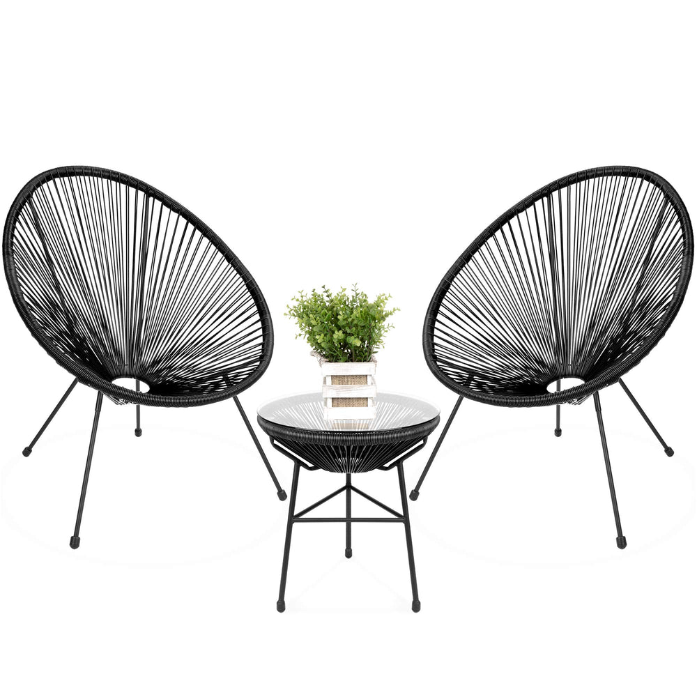 3 - Piece Outdoor Acapulco Patio Bistro Set - From Where - 