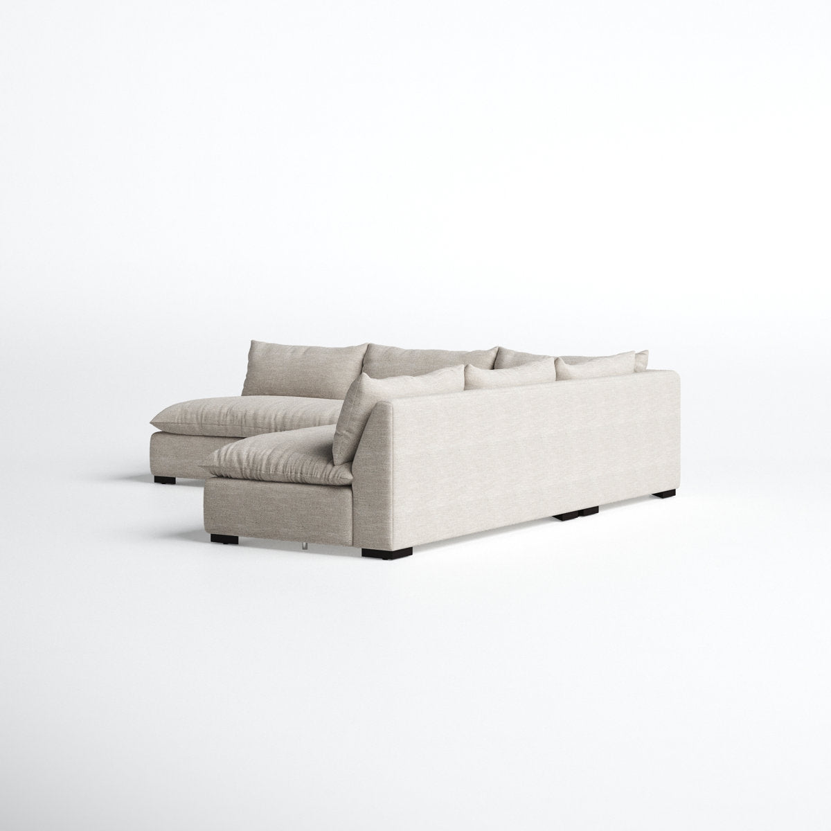 3 - Piece Upholstered Corner Sectional - From Where - 