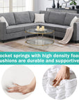 3 - Piece Upholstered Sectional - From Where - 