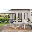 3 - Piece White Bar Height Patio Set - From Where - 