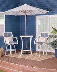 3 - Piece White Bar Height Patio Set - From Where - 