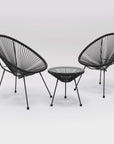 3 - Pieces Outdoor Wicker Bistro Set - From Where - 
