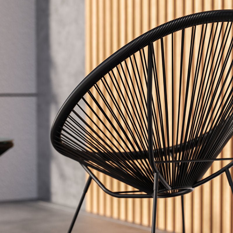 3 - Pieces Outdoor Wicker Bistro Set - From Where - 