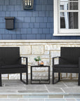 3 - Pieces Outdoor Wicker Furniture Sets - From Where - 