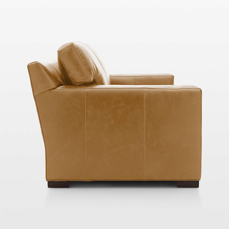 3 - Seat 88" Leather Sofa - From Where - 