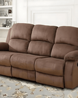 3 - Seater Brown Recliner Sofa - From Where - 