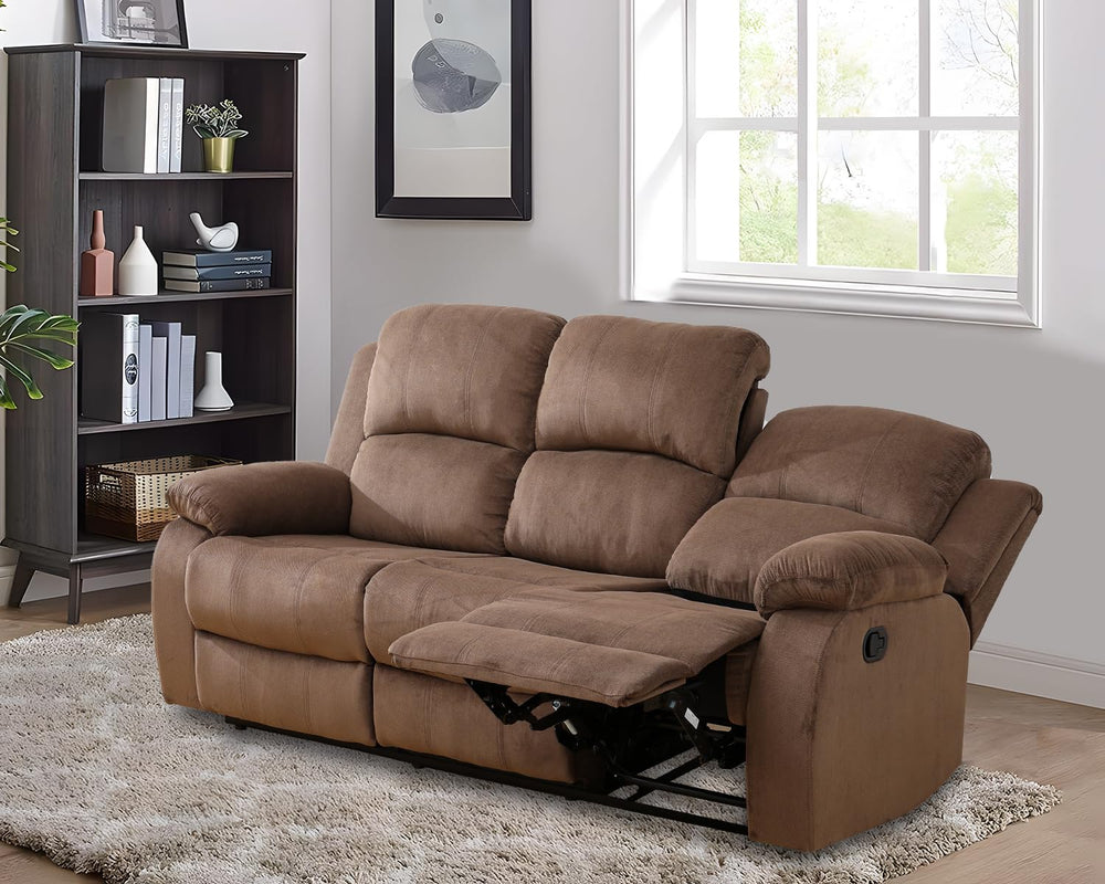 3 - Seater Brown Recliner Sofa - From Where - 