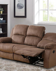 3 - Seater Brown Recliner Sofa - From Where - 