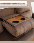 3 - Seater Brown Recliner Sofa - From Where - 