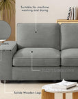 3 - Seater Modular Sofa with Seats Storage - From Where Finds - 