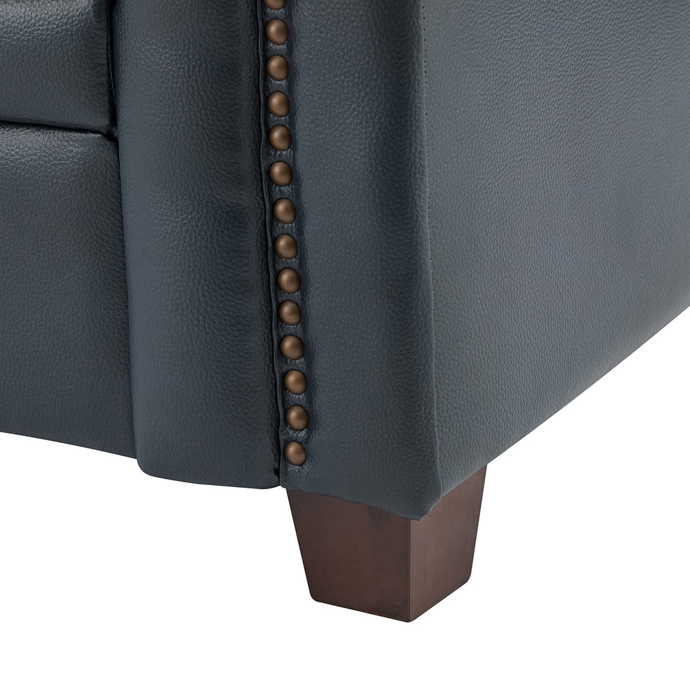 3 - Seater Upholstered Leather Sofa - From Where - 