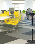 3 - Speed Oscillating Standing Fan w/ Timer - From Where - 
