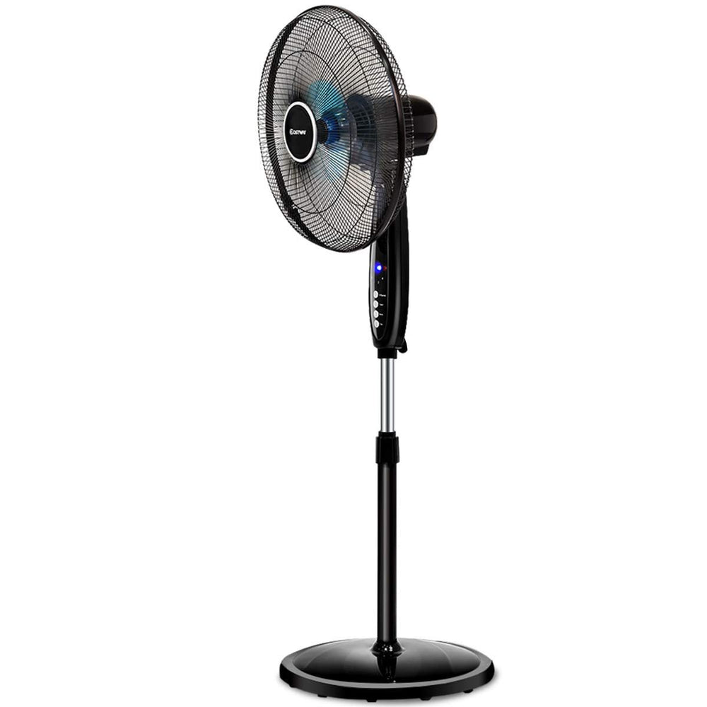 3 - Speed Oscillating Standing Fan w/ Timer - From Where - 