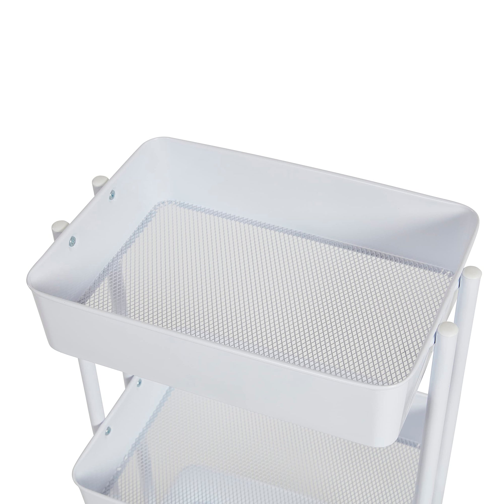 3 - Tier Metal Rolling Utility Cart - From Where - 