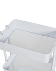 3 - Tier Metal Rolling Utility Cart - From Where - 