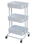 3 - Tier Metal Rolling Utility Cart - From Where - 