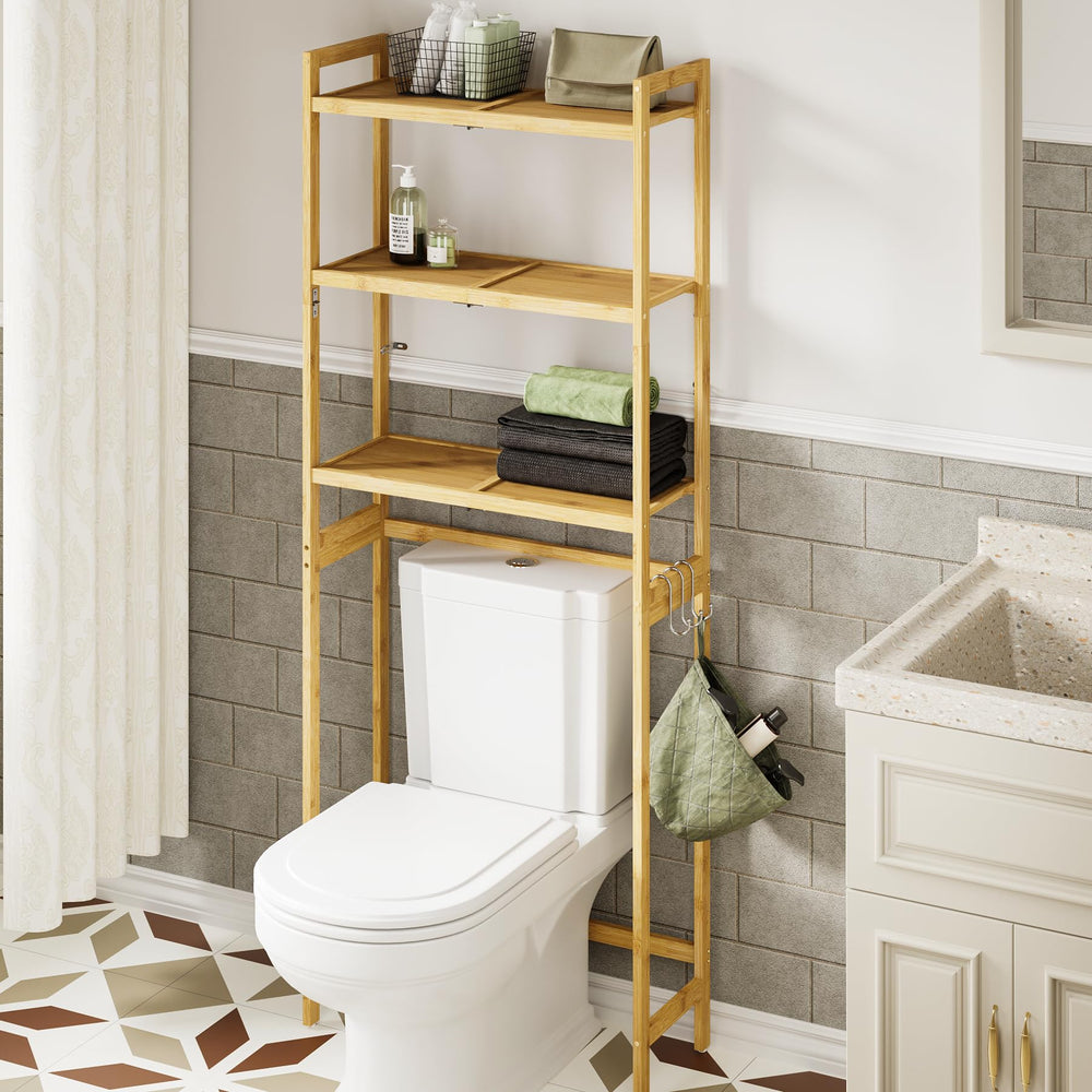 3 - Tier Over The Toilet Storage Organizer - From Where - 