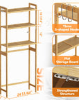 3 - Tier Over The Toilet Storage Organizer - From Where - 